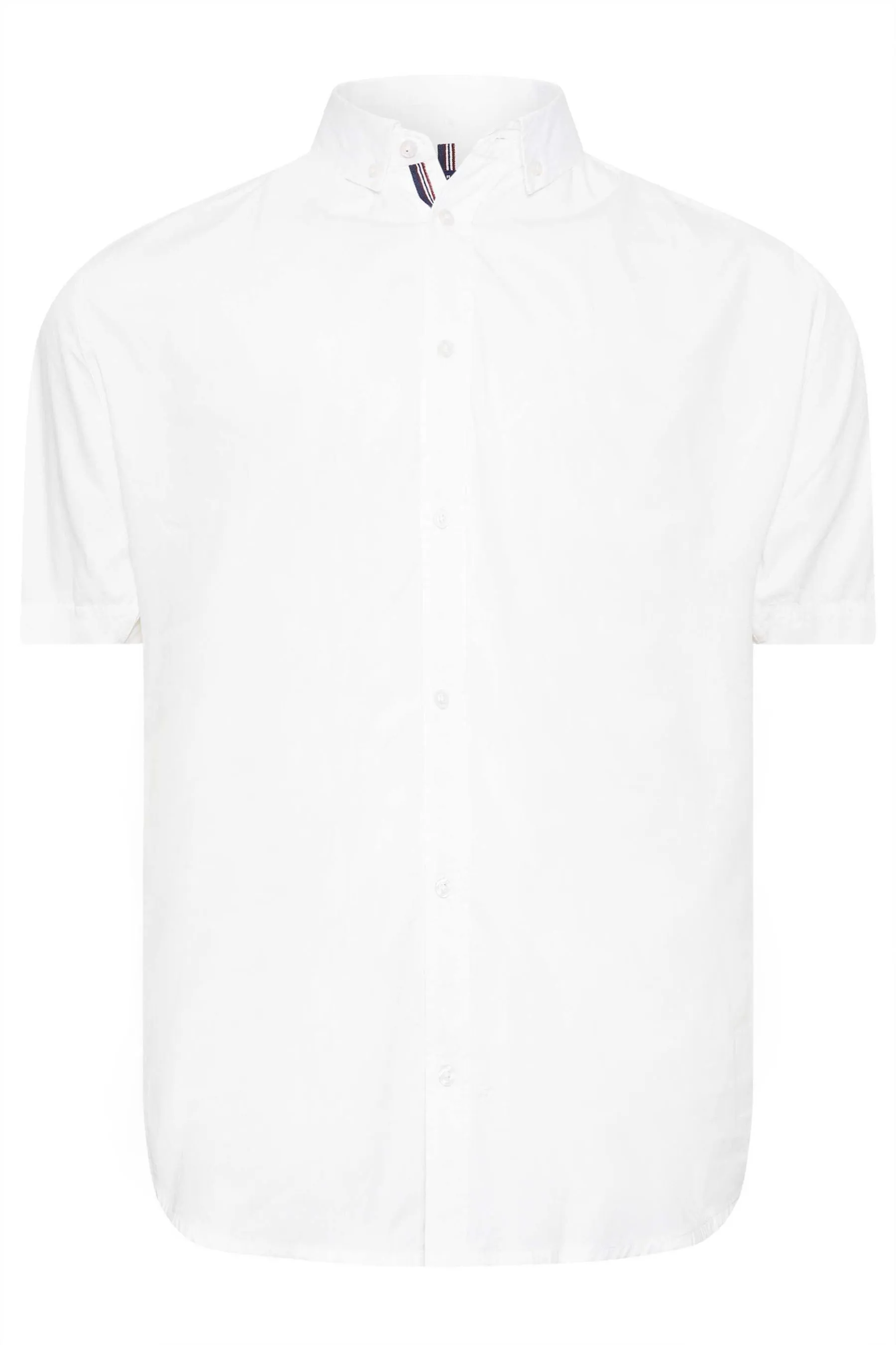 BadRhino Big & Tall Maniche corte  100% Camicia Popeline di Cotone    